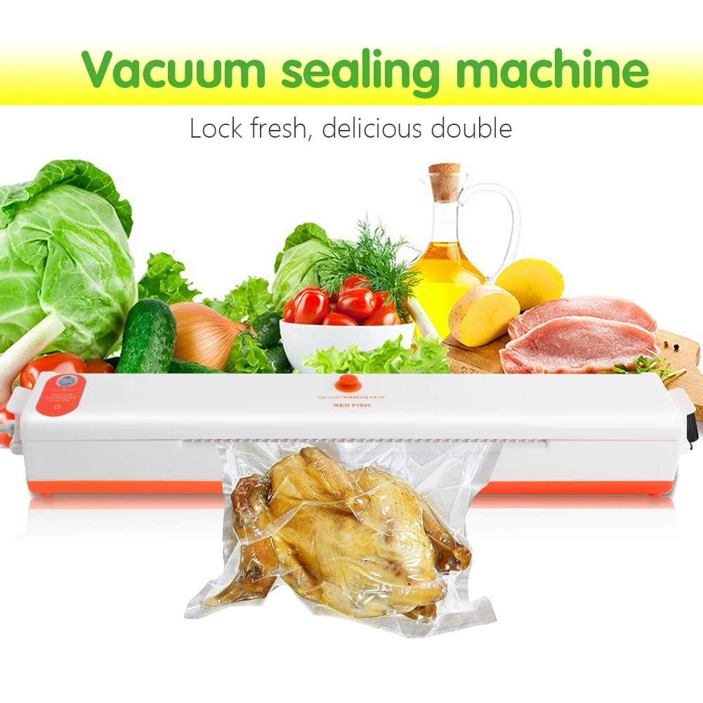 

Food Vacuum Sealer 220v Packaging Machine Food Sealing Vaccum Packer can be use System Meal Fresh Packing for Home food saver