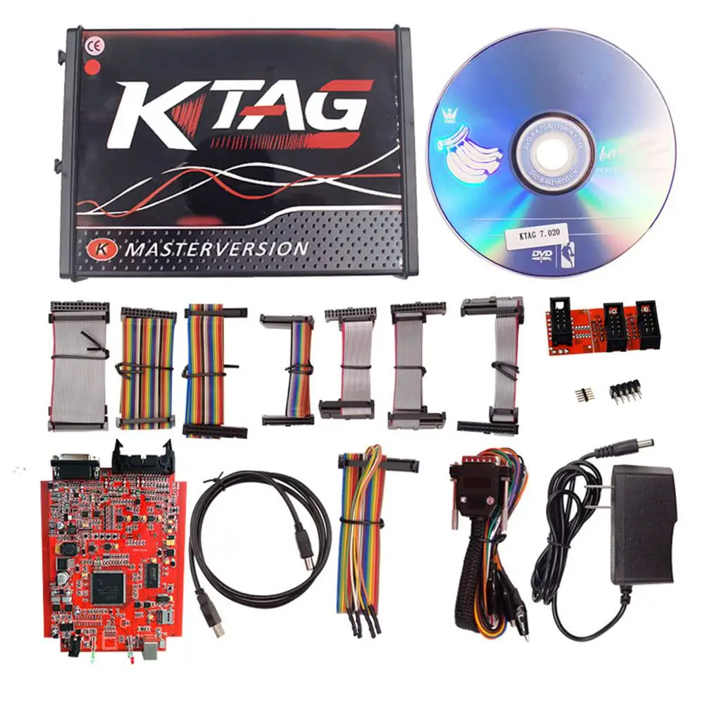 Tanie 2021 narzędzie do programowania ECU KTAG Firmware V7.020 oprogramowanie V2.47 wersja główna z nieograniczoną
