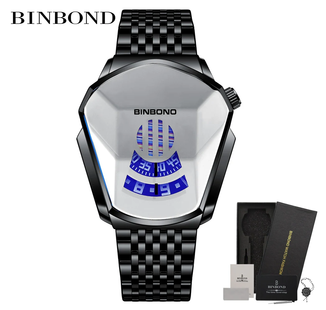 2021 New Design Top Brand Luxury Men Sport Waterproof Watch 3D Glass Quartz Watches Man Clock Wristwatch Casual Chronograph 