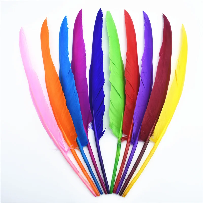 Wholesale 200pcs/lot Turkey Feathers Duck Pointer Wing Feathers For