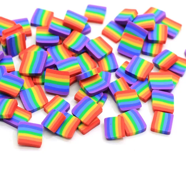 20 г Мини Радуга мультфильм смайлик Fimo Полимерная глина брызги для рукоделия МОДЕЛИРОВАНИЕ телефон глина ломтик DIY Изготовление телефона Декор - Цвет: 4