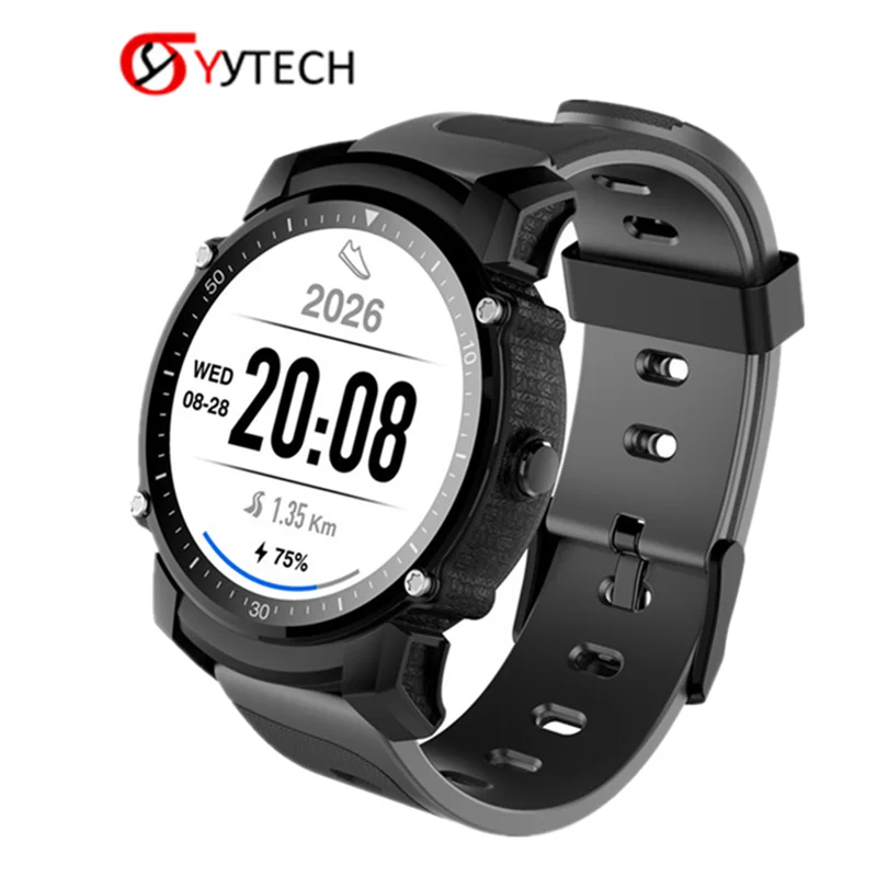SYYTECH FS08 Смарт-часы фитнес-трекер Bluetooth мониторинг сердечного ритма IP68 Водонепроницаемый gps спортивный Интеллектуальный браслет телефон