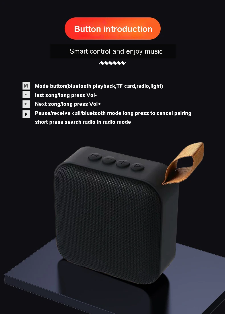 Мощный Bluetooth динамик Портативный громкий динамик звуковая система 10 Вт Музыкальная Колонка объемный стерео Открытый динамик с FM TF картой