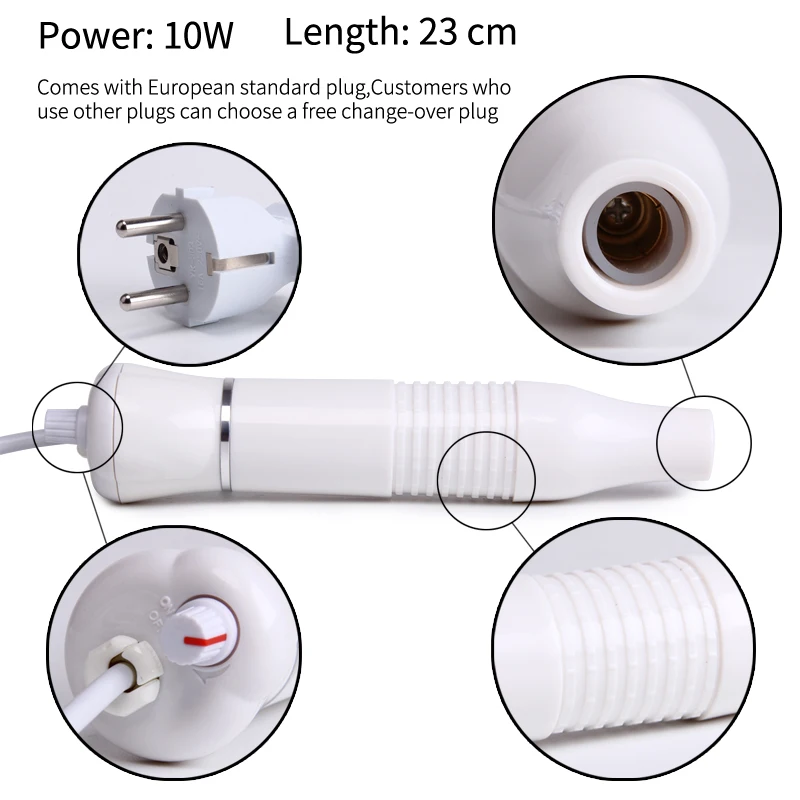 KLASVSA Дарсонваль высокочастотный антивозрастной массажер для лица палочка