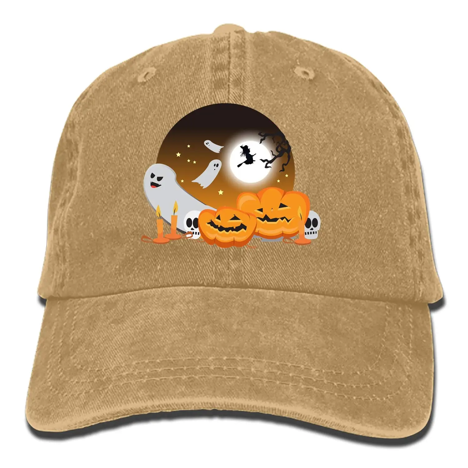 Жуткая Летучая мышь с привидениями джинсовая бейсболка s Hat Регулируемая хлопковая спортивная крышка ремня для мужчин и женщин