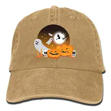 Жуткая Летучая мышь с привидениями джинсовая бейсболка s Hat Регулируемая хлопковая спортивная крышка ремня для мужчин и женщин