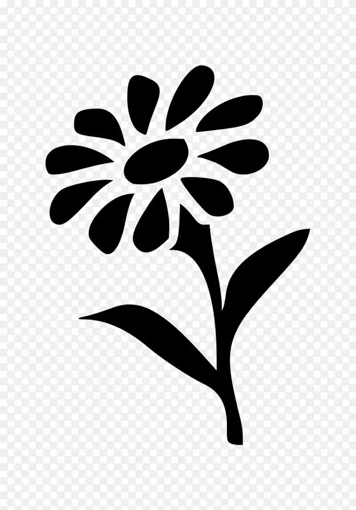 剪影模版摄影.花卉剪贴画