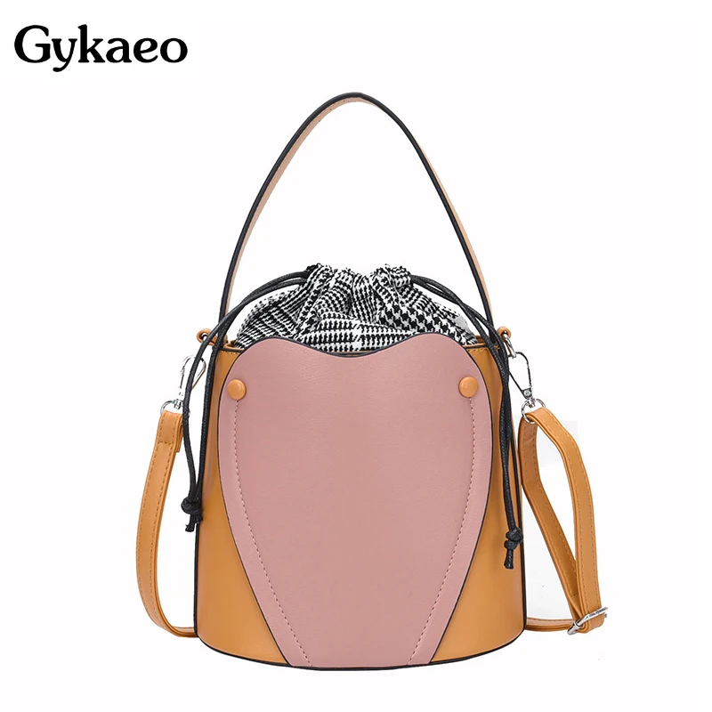 

2020 Spring Hit Colors Cute Bucket Crossbody Bags for Women Street Fashion Small Shoulder Bag Ladies Party Tote Bags Sac A Main
