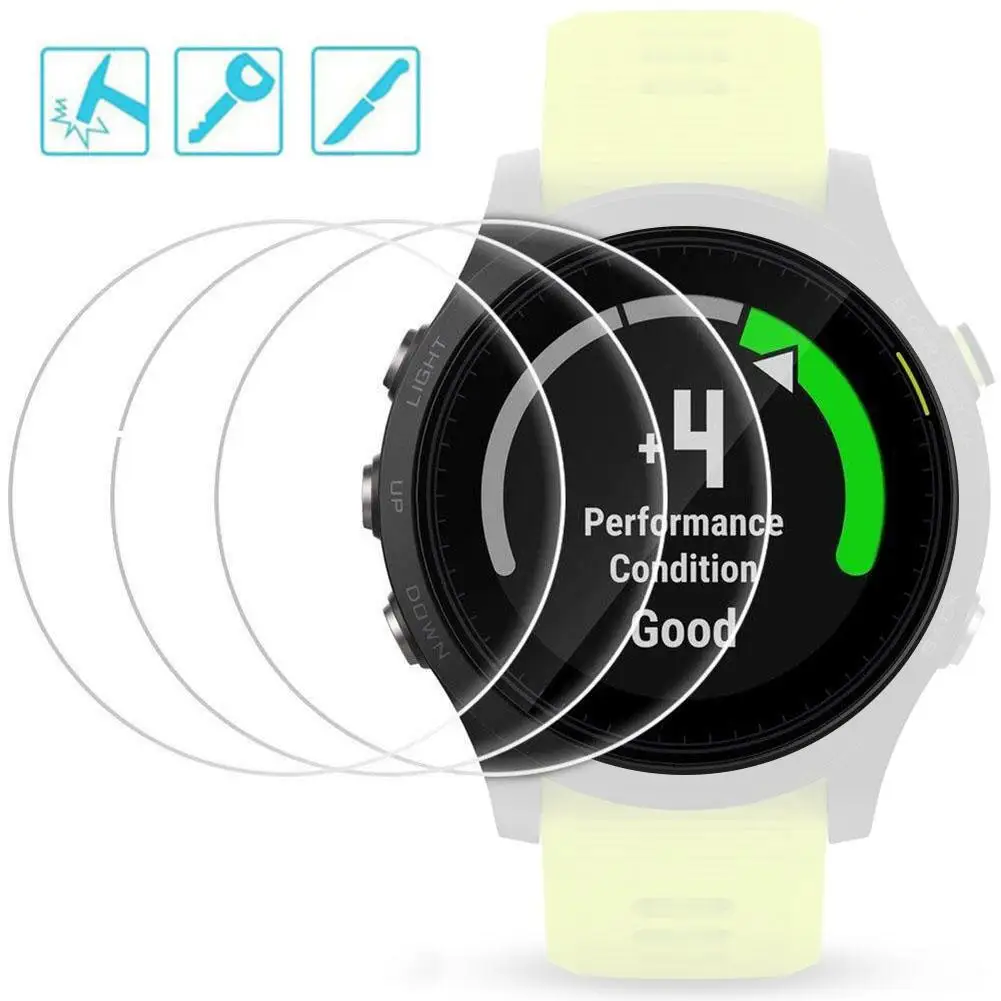 

Защитное стекло для смарт-часов Garmin Forerunner 935, Защита экрана для смарт-часов с защитой от царапин, закаленное стекло 9H, 3 шт.