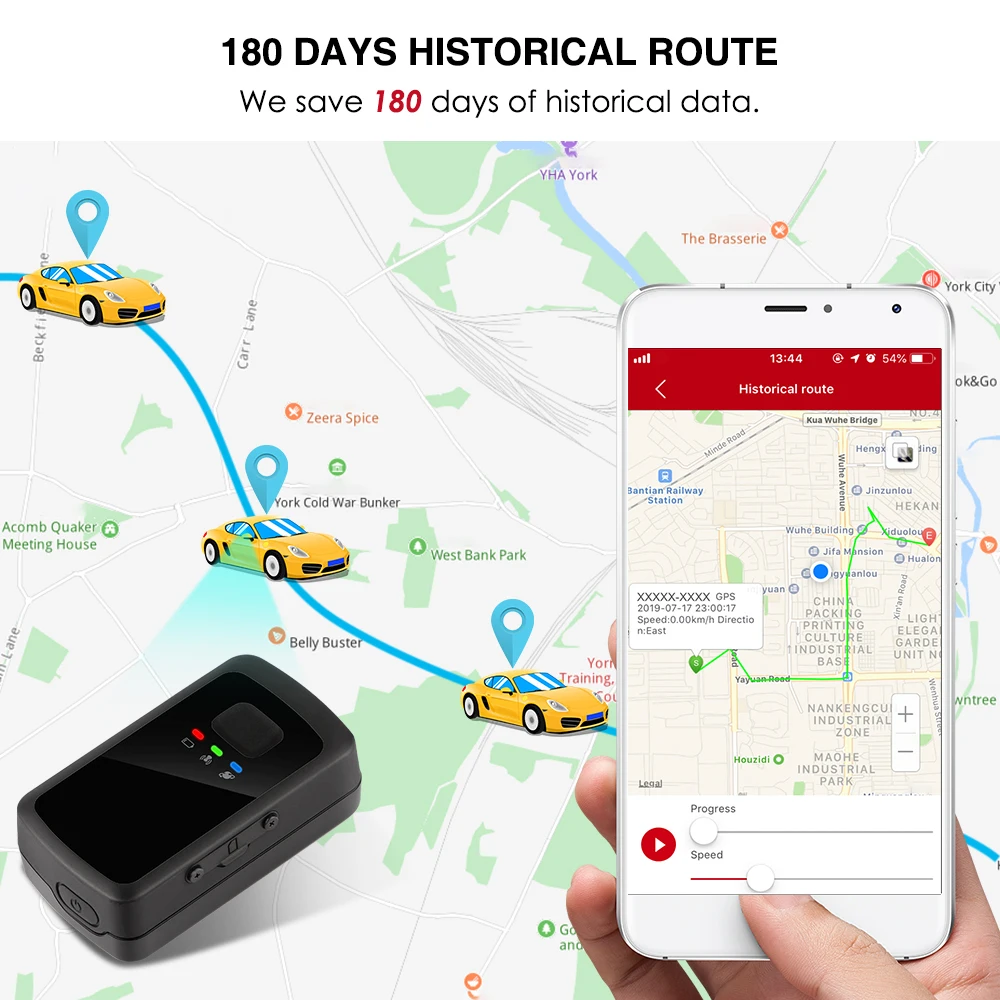 Новейший MP60 мини gps трекер 200 дней Stabdby gps трекер 20 гео-забор отслеживание автомобиля установка бесплатное приложение автомобильный трекер