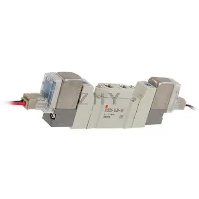 2 положения двойного действия 5 портов DC 12V электромагнитный клапан