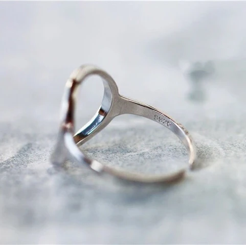 Богемные винтажные 925 браслет из чистого серебра кольца для женщин обручальные кольца винтажное украшение Boho рождественские подарки