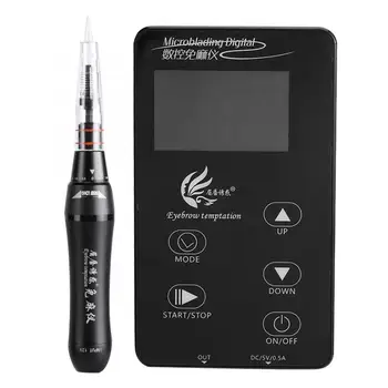 

Microblading Panel Controller Electric Eyebrow Lip Tattoo Pen Machine US Plug 100-240V Permanent Make Up Tattoo Machine