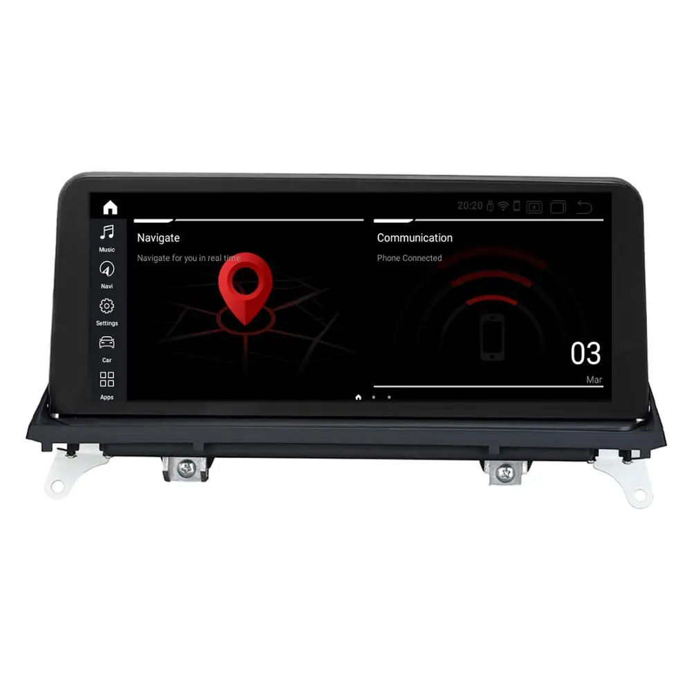 COIKA 10,2" Android 9,0 система автомобиля gps Navi экран для BMW X5 E70 X6 E71 2007-2013 мультимедийный плеер 8 ядерный процессор 4+ 64 Гб ram wifi