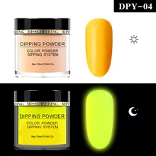 Ночной арт блеск погружающийся Флуоресцентный порошок пигмент ультратонкий Блеск Сияющий порошок для ногтей CTN88