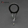 Exceepand 9 PCS Spinning Fishing Rod Guide Stainless Steel Frame Spin Pole Eye Line Ring for Fishing Rod Building and Repair ► Photo 3/6