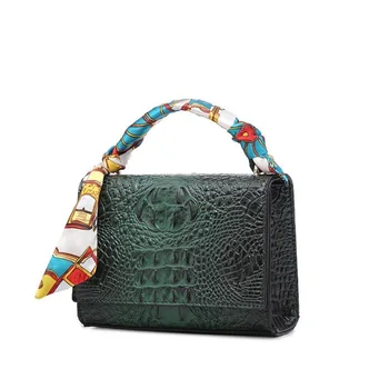 

Fashion crocodile Women Bags Messenger Bag Designer Shoulder Bags small Crossbody Tote High Quality Python Leather handbag