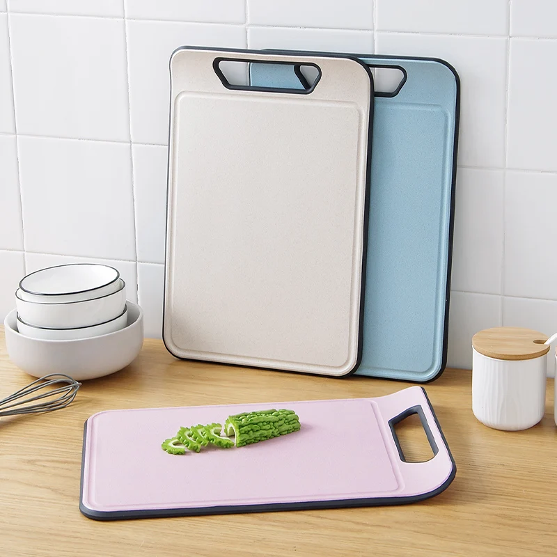 Кухонная многофункциональная разделочная доска бытовая из пшеничной соломы и