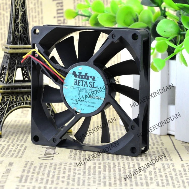 

Original NEW 8015 D08R-24TH 14B 24V 0.11A Motor protection cooling Fan