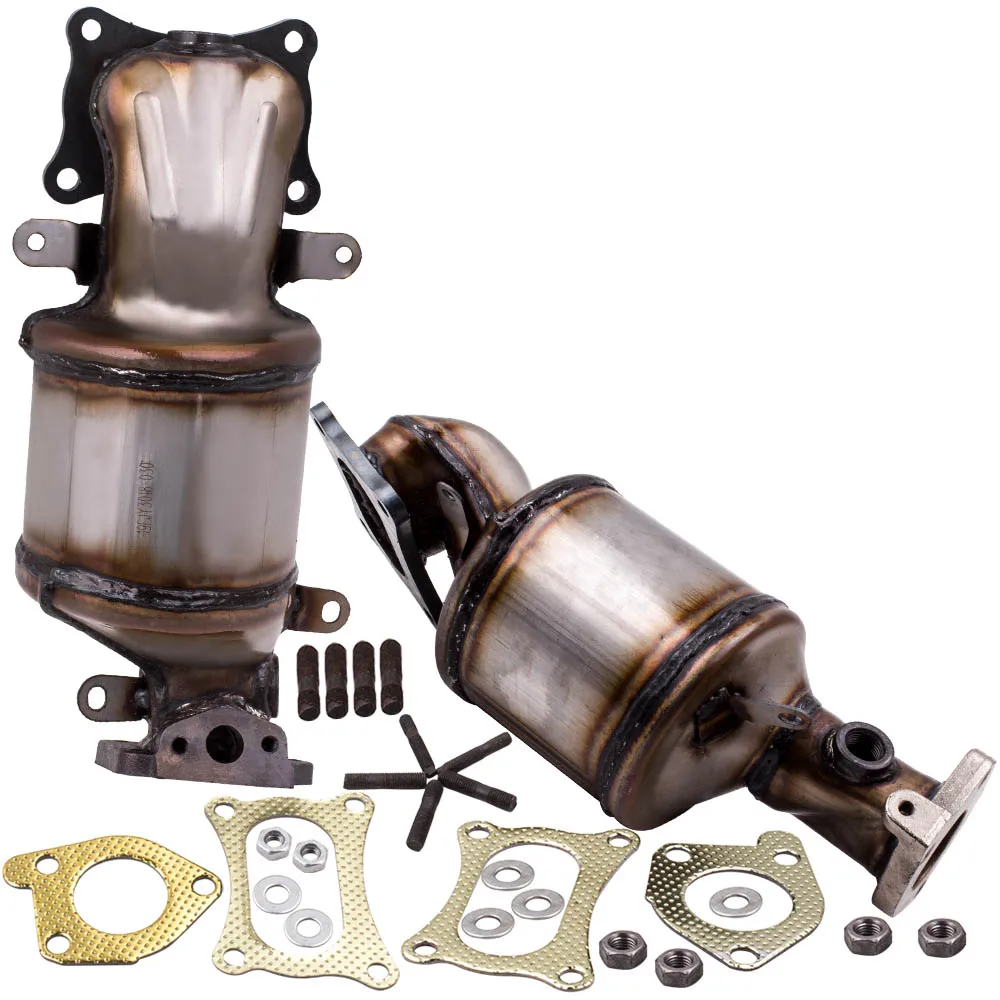 Front Left & Right Exhaust Catalytic Converter For Honda Accord 3.5L