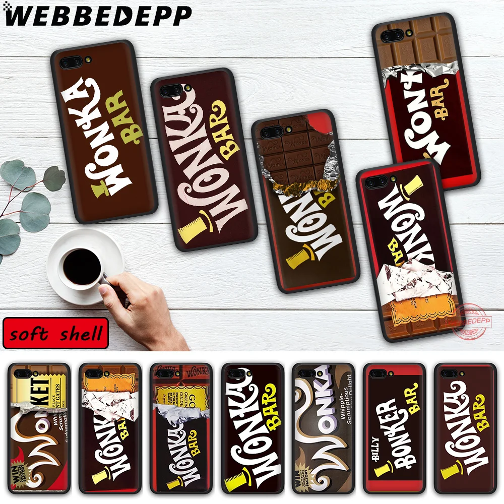 WEBBEDEPP Мягкий противоударный чехол для телефона Willy Wonka Bar Chocolate Honor 10X Max 9A 20 Pro 6A 7A 7X 8A