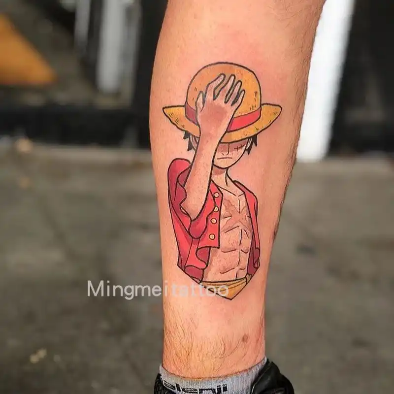 One Piece Tattoo Luffy Roronoa Zoro Trafalgar Law Tattoo Sticker Cosplay Props Waterproof Diy Sticker Color Tattoo Costume Props Aliexpress