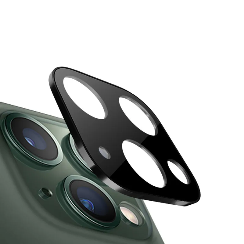 Лучшее для iPhone 11 Pro Max Защита объектива задней камеры Закаленное стекло пленка металлическая рамка чехол для iPhone11Pro полное покрытие камеры стекло