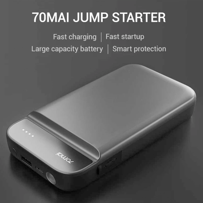 Skup 70mai urządzenie do uruchamiania awaryjnego samochodu Power Bank 600A przenośny wzmacniacz do akumulatora samochodowego ładowarka 12V urządzenie zapłonowe benzyna rozrusznik samochodowy diesel