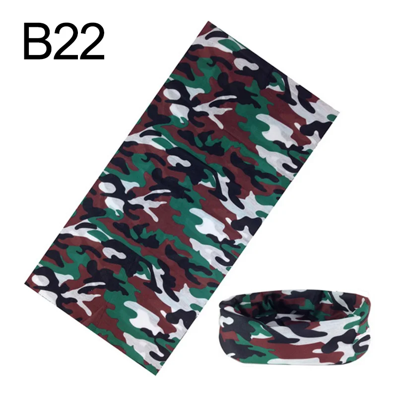 B22 30 стилей, ветрозащитная велосипедная бандана, походный шарф для мужчин и женщин, модная маска для лица в стиле хип-хоп, бесшовная Волшебная повязка на шею, бандана - Цвет: B22