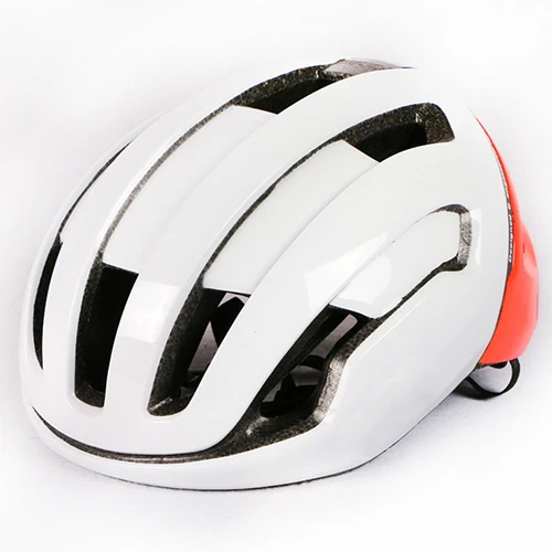 White orange Air OMNE vtt велосипедный шлем для гонок, пневматический велосипедный шлем для езды на велосипеде, ультралегкий воздушный дорожный MTB гоночный мужской wo мужской велосипедный шлем - Цвет: White orange