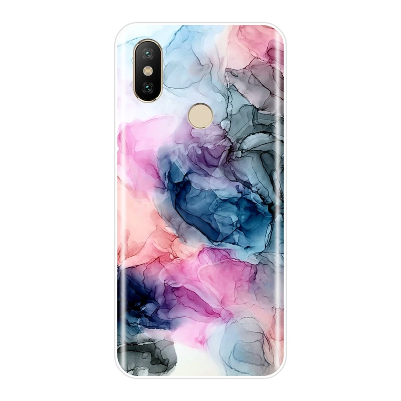 Силиконовый чехол для телефона Xiaomi Mi 5 5C 5S 5X 6 6X Plus 8 SE Lite Marble Art задняя крышка A1 A2 Mi5 Mi6