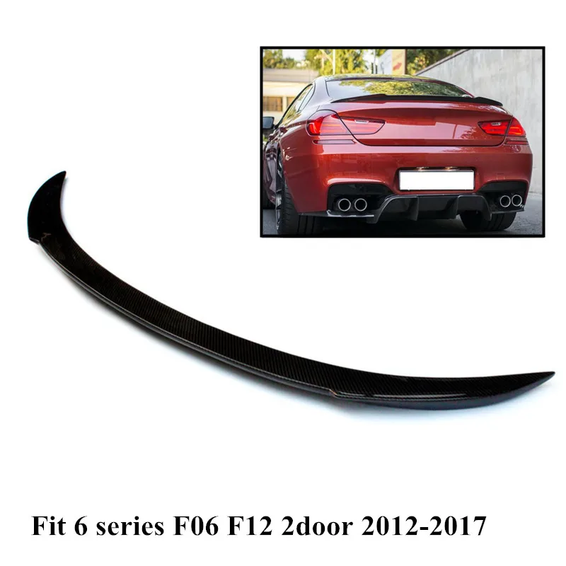 Автомобильный Стайлинг задний спойлер багажника 2012 2017 для 6 серий F06 F12 2 двери V Style