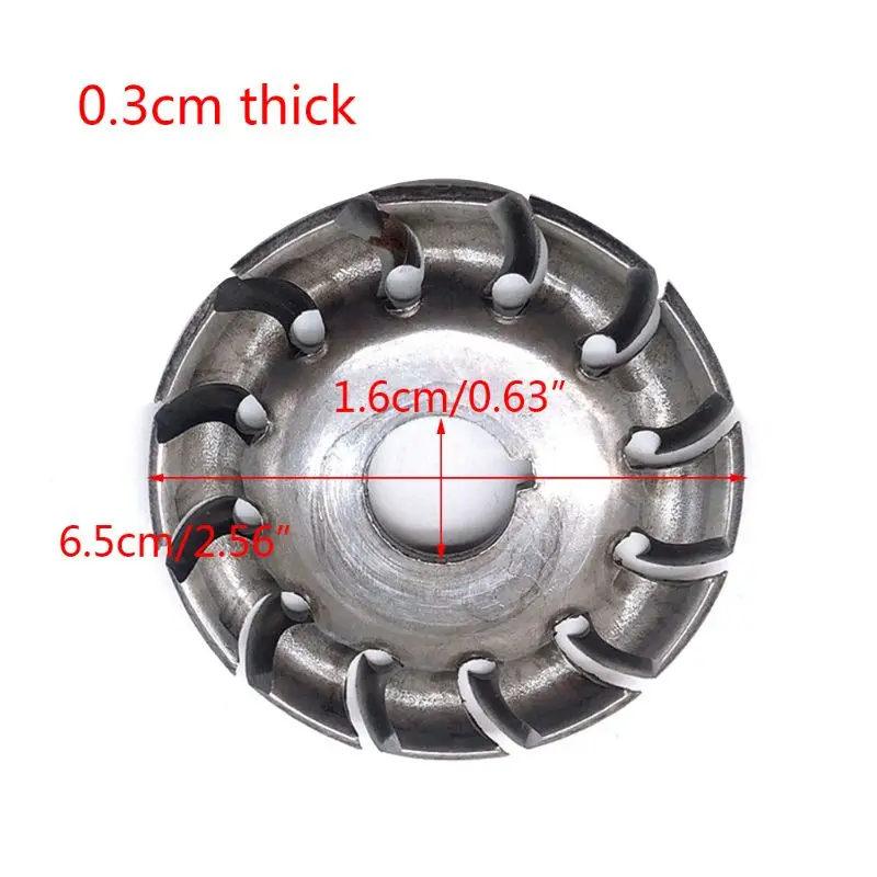 Прямая поставка и 12 зубьев 16 мм Многофункциональный резьба по дереву диск угловая шлифовальная машина Деревообрабатывающий инструмент Oct.29