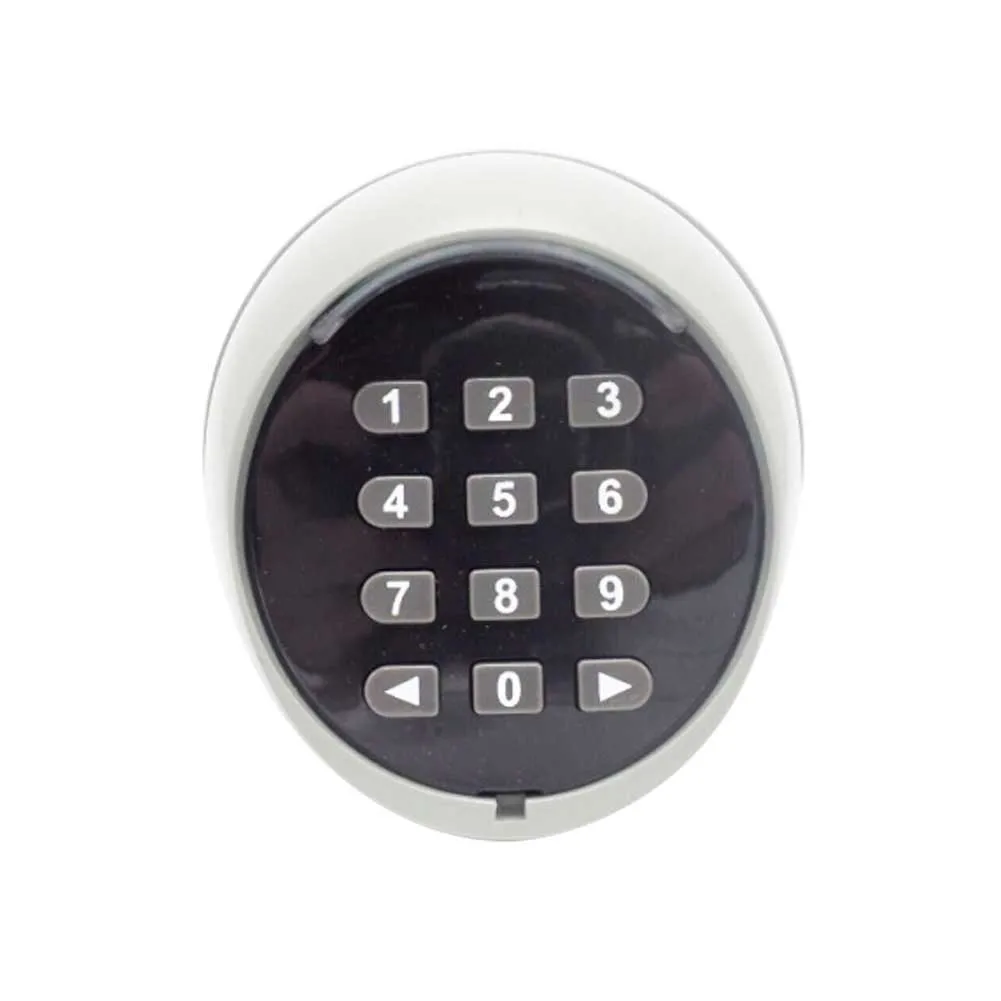 

Home Wireless Easy Install Remote Control Universal Smart Keyless Durable ABS Code Door Security Password Lock Small Black