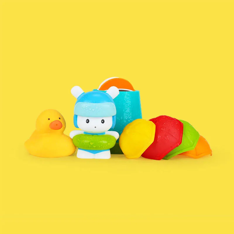 6 шт. youpin Mitu Hape Happy Play Набор цветных детских игрушек для душа экологический