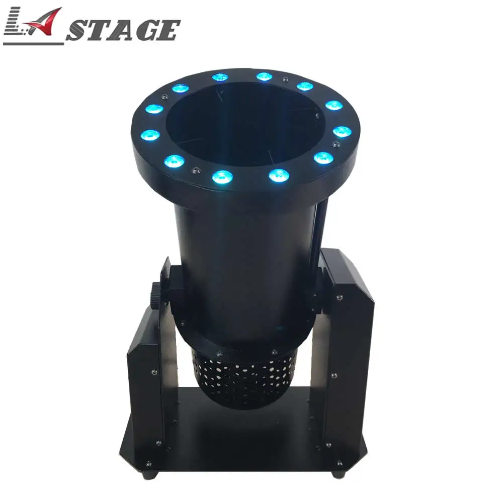 Free Shipping 12x3w Led Confetti Blower Machine Dmx/remote Paper