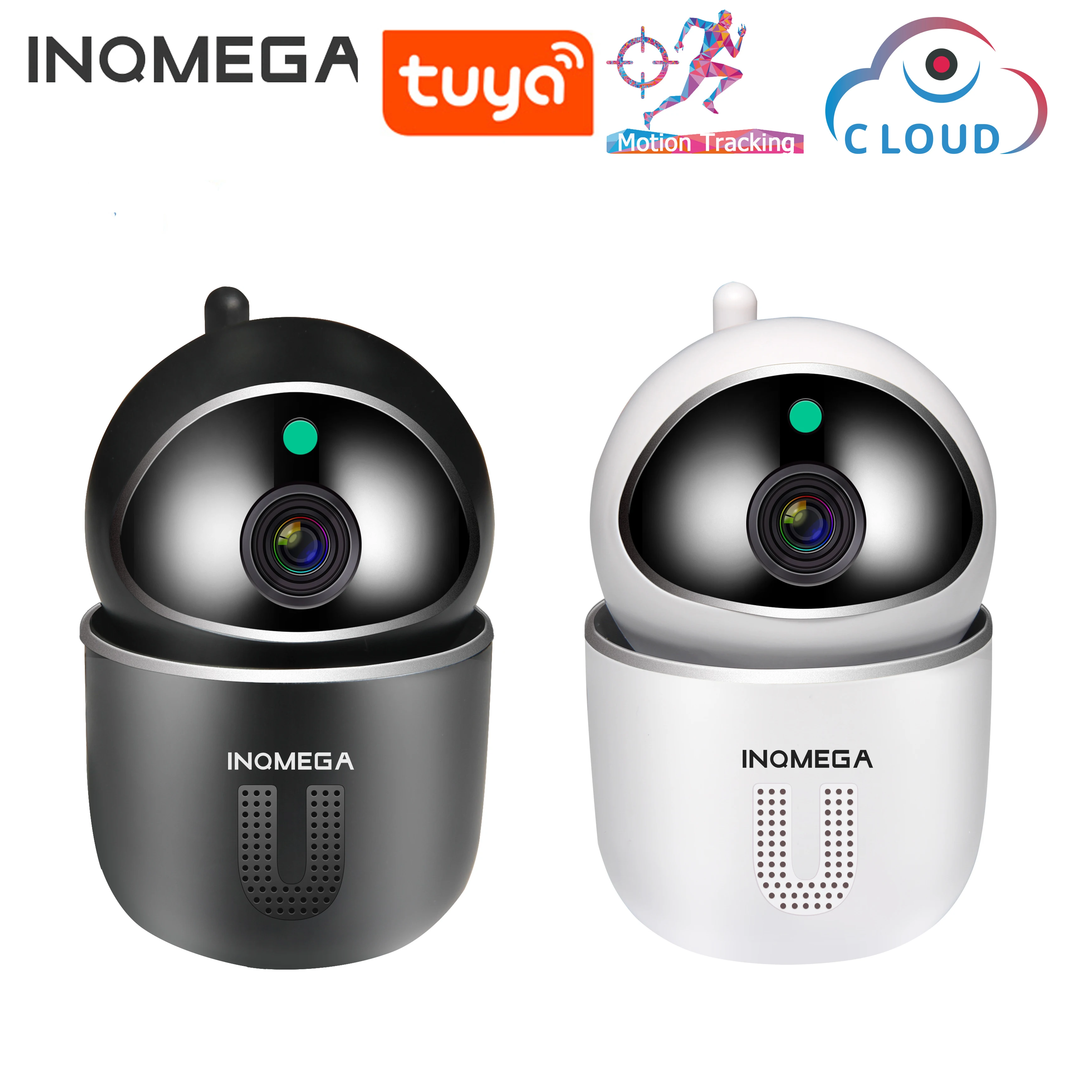 

INQMEGA 1080P Cloud IP Camera Auto Tracking Surveillance MINI Camera Home Security Wireless WiFi Network CCTV Camera APP TUYA