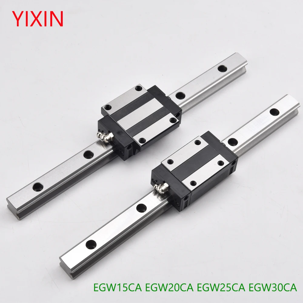 Heavy Linear Rail Slide EGW15 EGW20 EGW25 EGW30 L 100 300 600 800mm EGW15CA Guide with Block Carriage CNC 3D Print Part | Обустройство