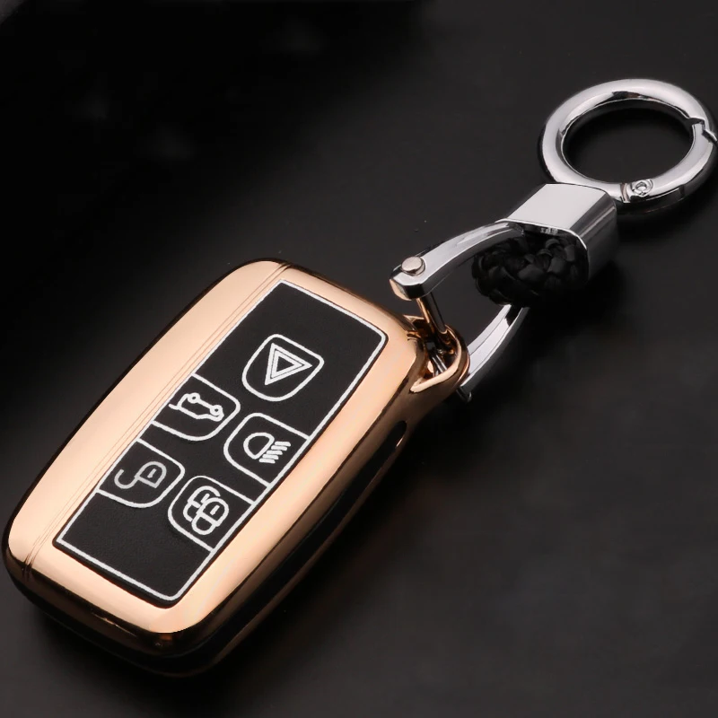 Светящийся чехол для ключей автомобиля для Land Rover Range Rover SPORT Freelander 2 DISCOVERY 4 Evoque для Jaguar XE XJ XJL XF