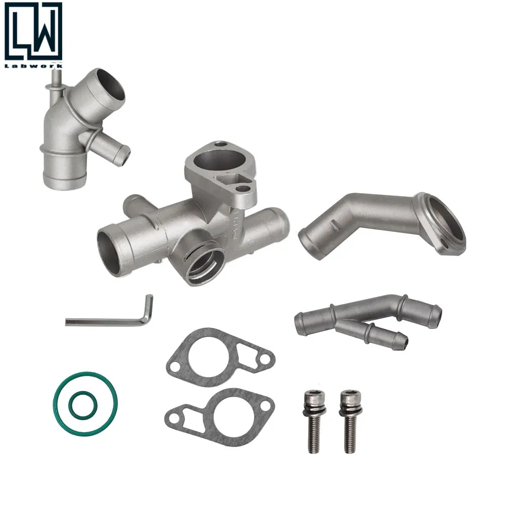 

Cast Aluminum Coolant Flange Upgrade Kit For VW MK4 Golf Jetta GLI GTI TT 1.8T