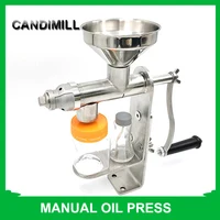 CANDIMILL Household Manual Small Oil Press Stainless Steel Oil Extractor Sesame Peanut Nuts Seeds Oil Presser 1