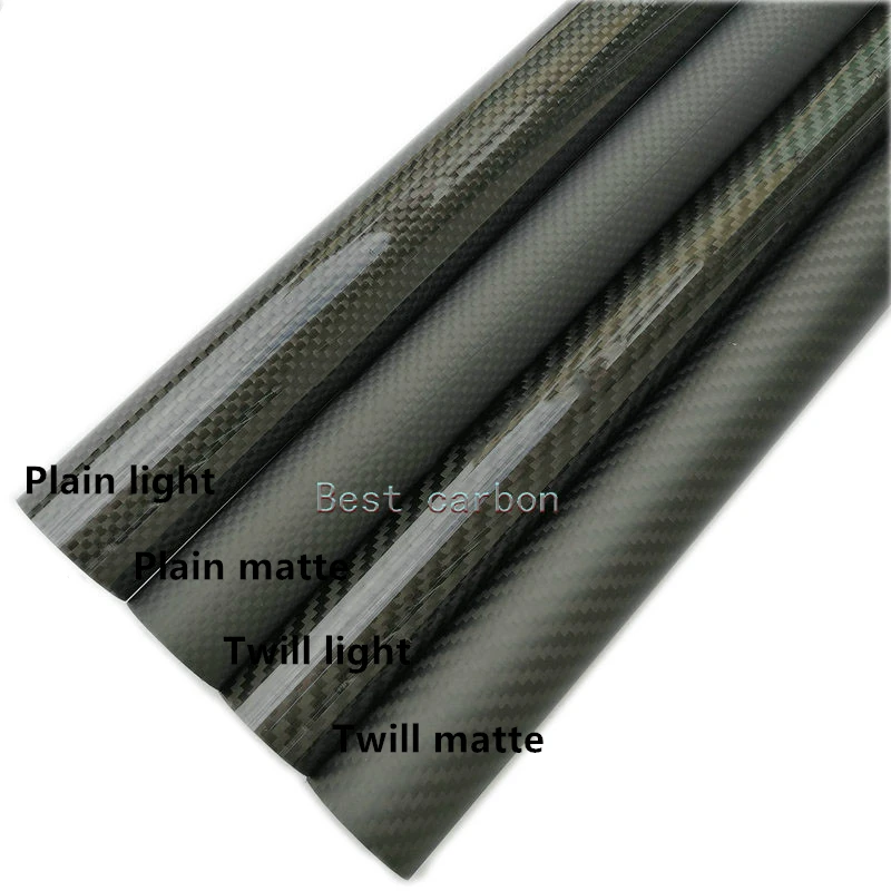 Carbon tube Ø 22 mm/longueur 29,5 cm BRILLANT/Sichtcarbon CFK charbon fibre tube L 