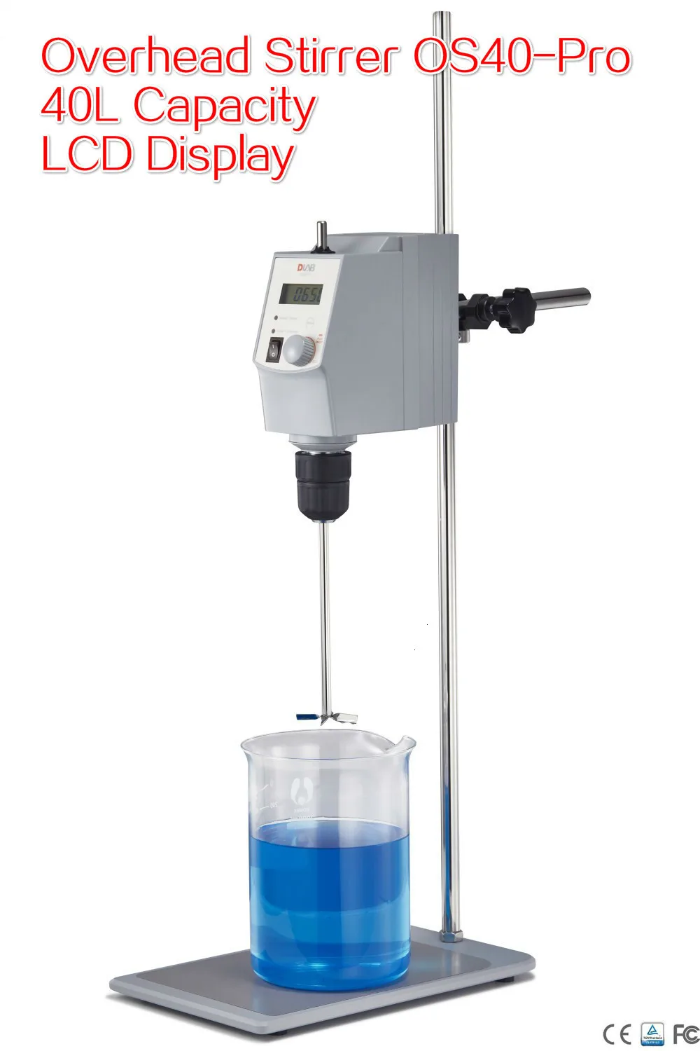 FREE SHIPPING Overhead Stirrer OS40 Pro LCD Digital Stirrer