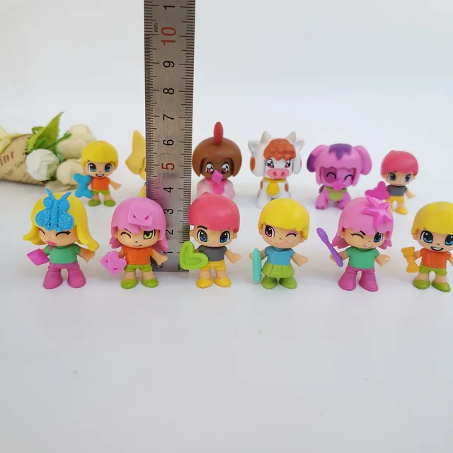 30PCS/lot Cartoon Assembly Girl Doll 4-5CM Pvc Kids Toys Limited Collection Birthday Gift Home Decoration 3