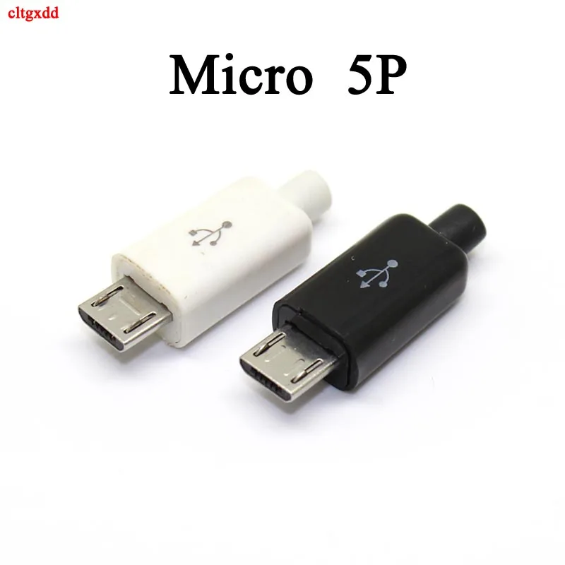 Cltgxdd 10 шт. Micro USB 5PIN сварочный Тип штекерные разъемы зарядное устройство 5P
