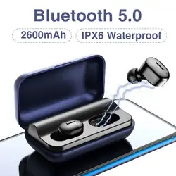 TWS Mini True Беспроводная гарнитура Bluetooth наушники стерео наушники-вкладыши Шумоподавление для Andriod IOS