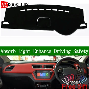 

For JAC REFINE S2 2015 2016 2017 2018 Right Hand Drive Dashboard Cover Car Stickers Dash Mat Carpet Interior Accessories
