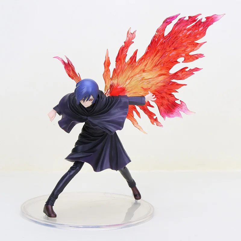 24 см японского аниме Токийский Гуль фигурка игрушка Touka Kirishima 1/8 ARTFX J Токийский Гуль огненные крылья ver. ПВХ фигурка модель игрушки - Цвет: black without box