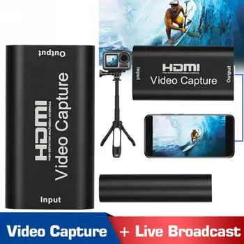 

Computer Components Audio Live Streaming Universal Teaching Portable Video Card Metal Mini HDMI To USB 2.0 HD 1080P
