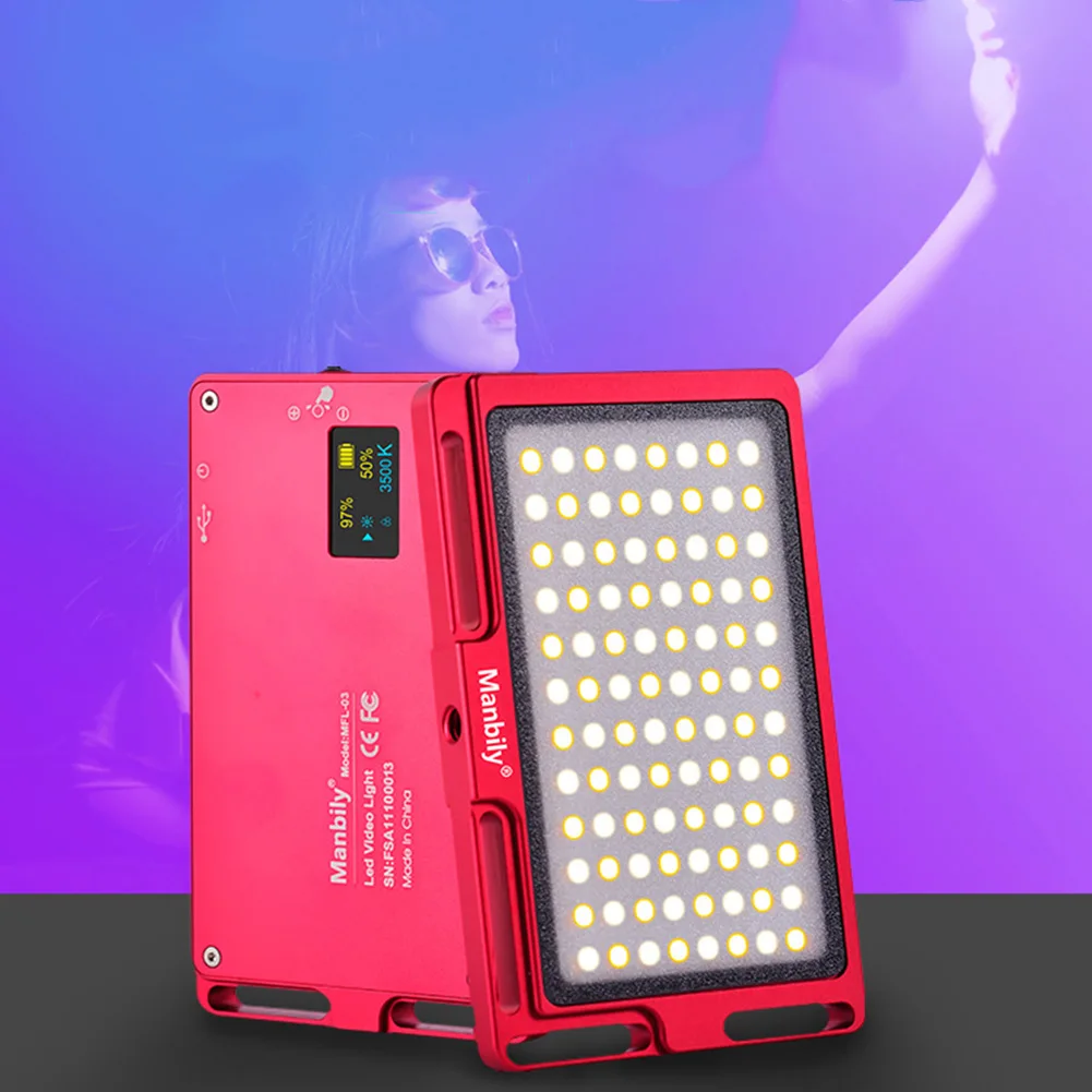 

96 LED Video Light Studio Photo Wedding Fill Light Mobile Phone Selfie Light for Canon Smart Phone SLR SLR Camera
